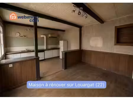 vente maison 5 pièces 88 m² à louargat (22540)  136 400 €