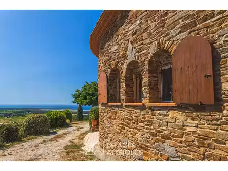 villa en pierres de bormes et sa vue mer époustouflante