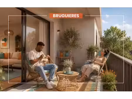 vente appartement neuf 4 pièces 85m2 bruguières - 365000 € - surface privée