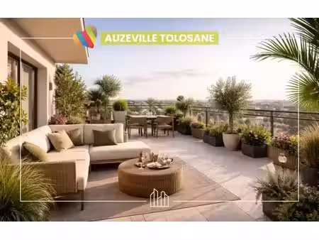 vente appartement neuf 3 pièces 68m2 auzeville-tolosane - 312000 € - surface privée