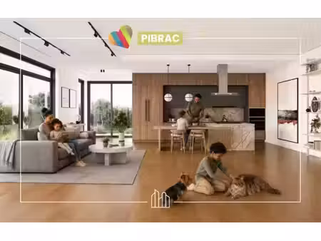 vente maison neuf 4 pièces 92m2 pibrac - 369000 € - surface privée