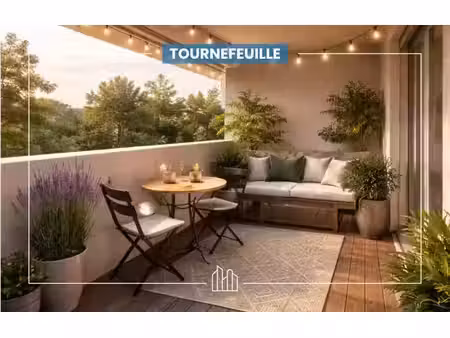 vente appartement neuf 2 pièces 42m2 tournefeuille - 206000 € - surface privée
