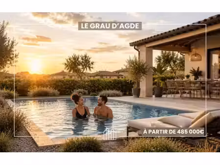 vente maison neuf 92 pièces 92m2 agde - 485000 € - surface privée