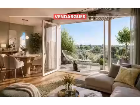 vente appartement neuf 4 pièces 81m2 vendargues - 349000 € - surface privée
