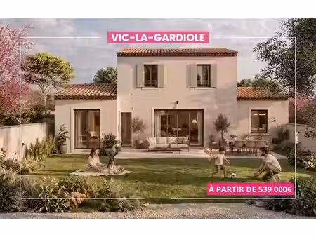 vente appartement neuf 5 pièces 114m2 vic-la-gardiole - 599000 € - surface privée