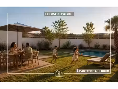vente maison neuf 9 pièces 121m2 agde - 595000 € - surface privée