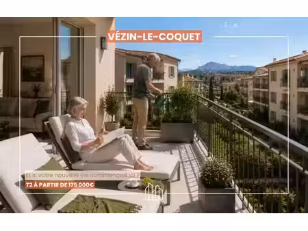vente appartement neuf 2 pièces 46m2 vezin-le-coquet - 180000 € - surface privée