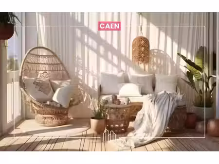 vente appartement neuf 4 pièces 76m2 caen - 339000 € - surface privée
