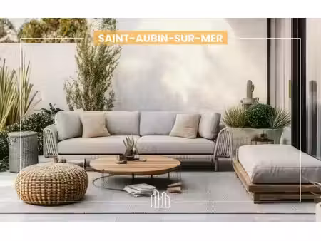 vente appartement neuf 4 pièces 94m2 saint-aubin-sur-mer - 318900 € - surface privée