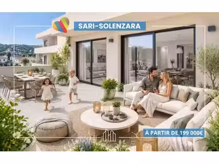 vente appartement neuf sari-solenzara - - surface privée
