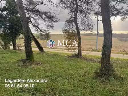 vente terrain 800 m² escassefort (47350)