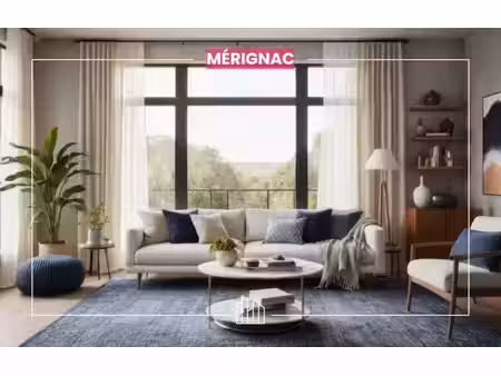 vente appartement neuf 4 pièces 90m2 mérignac - 505000 € - surface privée
