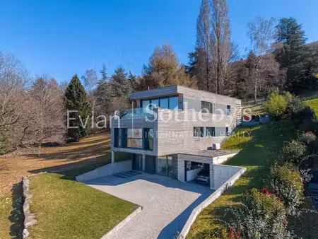 evian villa contemporaine avec vue lac panoramique  au calme.