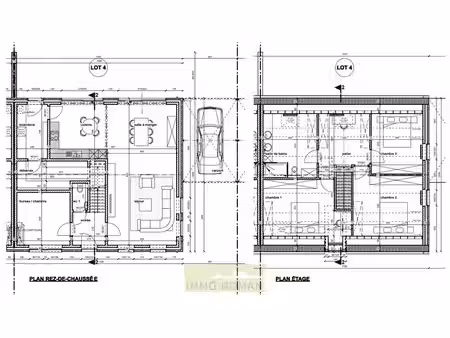 maison moderne jumelée de construction récente avec vue s...