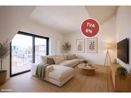 ixelles – appartement neuf 2 ch - 2 sdb - balcon - tva 6%