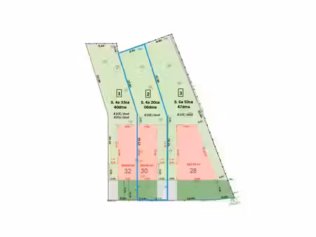 rustig gelegen bouwgrond voor halfopen bebouwing in branst