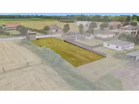 terrain à bâtir pour maison 4 façades à lochristi