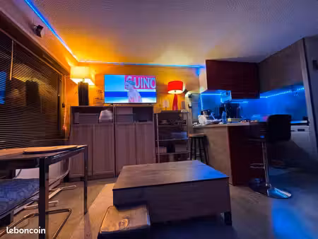 t3 / cabine rénover style bardage chalet 35 m² — le monêtier-les-bains village (cœur de st