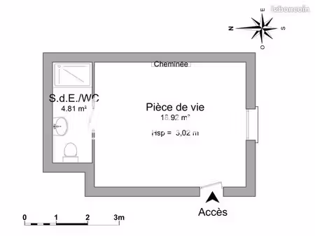 appartement 1 pièce 23 m²