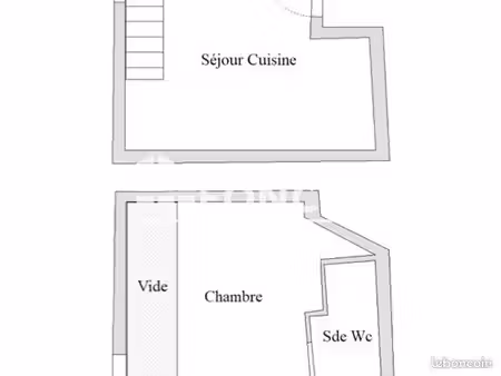 studio 1 pièce 19 m²