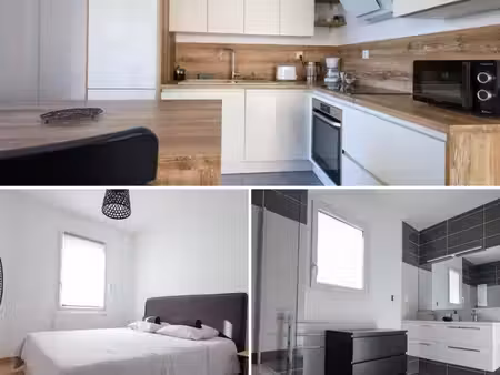 ? maison meublée 92 m² – 3 chambres – grande terrasse – garage - climatisation