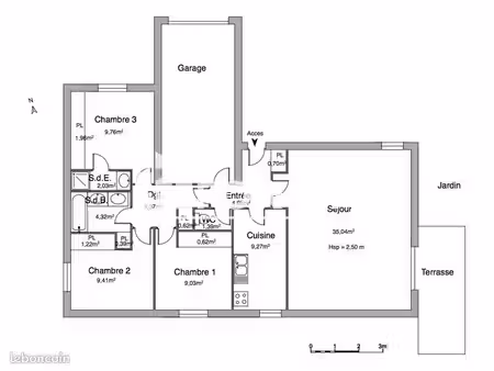 villa 4 pièces 95 m²