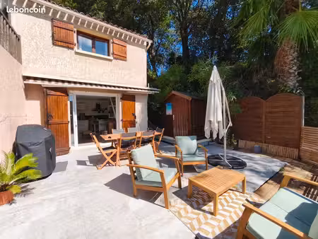 maison à louer meublé avec terrasse  piscine et parking - résidence cap azur avec piscine
