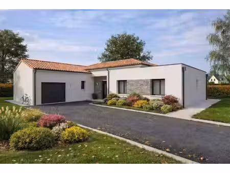 terrain avec maison neuve à vendre