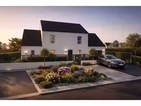 terrain avec maison neuve à vendre