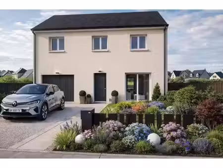 terrain avec maison neuve à vendre