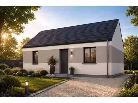 terrain avec maison neuve à vendre