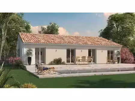 terrain avec maison neuve à vendre