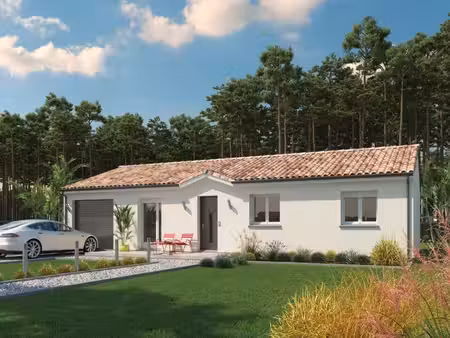 terrain avec maison neuve à vendre