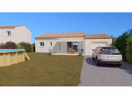 terrain avec maison neuve à vendre