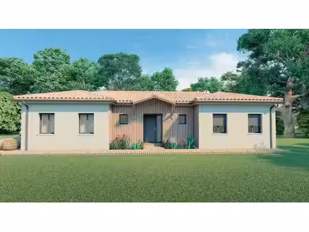 terrain avec maison neuve à vendre