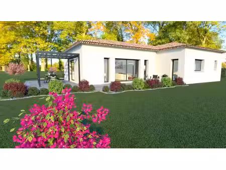 terrain avec maison neuve à vendre