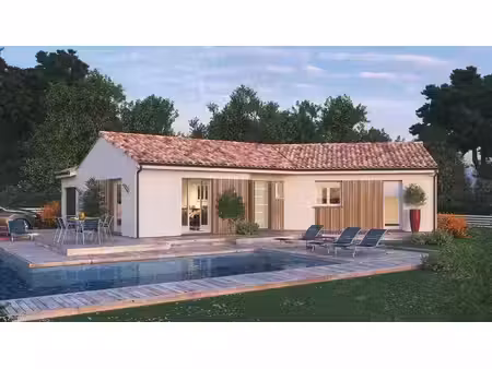 terrain avec maison neuve à vendre