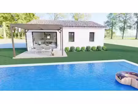 terrain avec maison neuve à vendre