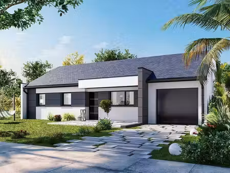 terrain avec maison neuve à vendre