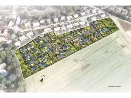 terrain constructible viabilisé à vendre