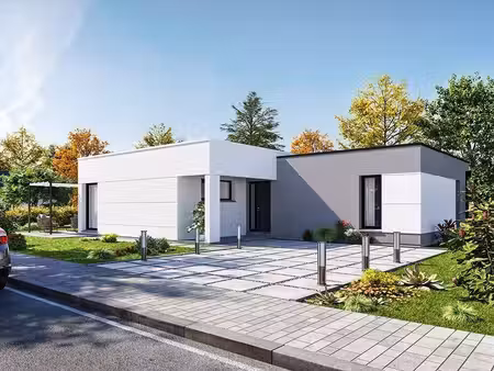 terrain avec maison neuve à vendre