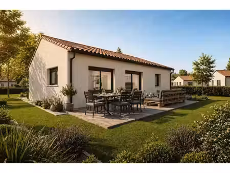 terrain avec maison neuve à vendre