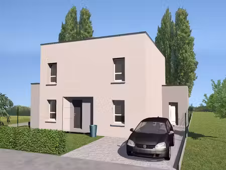 terrain avec maison neuve à vendre