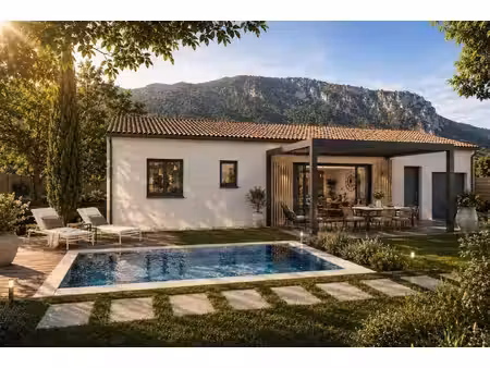 terrain avec maison neuve à vendre