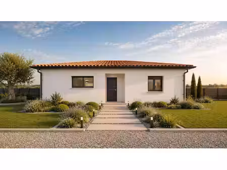 terrain avec maison neuve à vendre