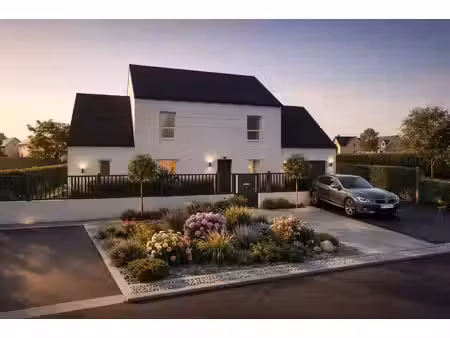 terrain avec maison neuve à vendre