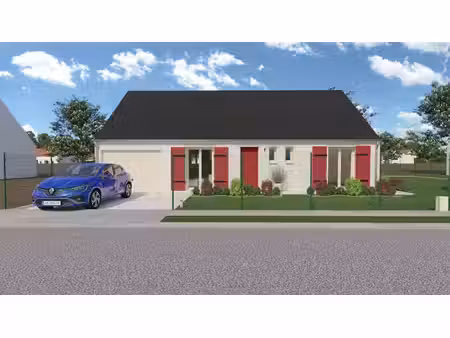 terrain avec maison neuve à vendre