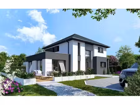 terrain avec maison neuve à vendre