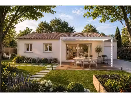 terrain avec maison neuve à vendre