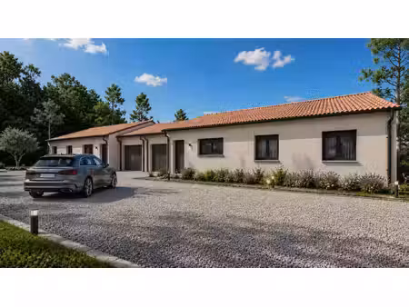 terrain avec maison neuve à vendre